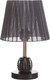 Миниатюра изображения товара Прикроватная лампа Risalux Клаудия 10603473 (черный/прозрачный)