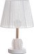 Миниатюра изображения товара Прикроватная лампа Risalux Клаудия 10603474 (белый/прозрачный)