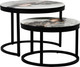 Миниатюра изображения товара Комплект журнальных столиков Мир стульев №6 60x60 (черный муар/фото 1471082564)