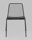 Миниатюра изображения товара Стул садовый Stool Group Дели / LV-106-9005 (металл черный)