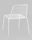 Миниатюра изображения товара Стул садовый Stool Group Дели / LV-106-9016 (металл белый)