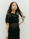 Миниатюра изображения товара Футболка детская Amarobaby Net / AB-OD24-N33/09-128 (черный, р.128)