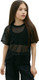Миниатюра изображения товара Футболка детская Amarobaby Net / AB-OD24-N33/09-128 (черный, р.128)