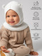 Миниатюра изображения товара Шапочка для малышей Amarobaby Pure Love Snug / AB-OD24-PLS16/33-48 (молочный, р.48-50)
