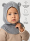 Миниатюра изображения товара Шапочка для малышей Amarobaby Pure Love Snug / AB-OD24-PLS16/11-46 (серый, р.46-48)