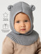 Миниатюра изображения товара Шапочка для малышей Amarobaby Pure Love Snug / AB-OD24-PLS16/11-46 (серый, р.46-48)