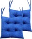 Миниатюра изображения товара Комплект подушек на стул MATEX Velours / 47-285 (синий)