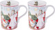 Миниатюра изображения товара Набор кружек Lefard Christmas Пуансеттия / 417-103 (2шт)
