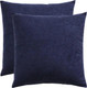 Миниатюра изображения товара Комплект подушек декоративных MATEX Velours / 50-056 (темно-синий, 2шт)