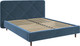 Миниатюра изображения товара Каркас кровати Bravo Мебель Лима 160x200 без ПМ Стандарт 3 вариант (глубокий синий)