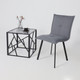 Миниатюра изображения товара Стул AksHome Рубик U (Velutto 32 серый велюр/черный)