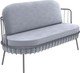 Миниатюра изображения товара Диван Sheffilton SHT-SF8 (стальной серый/графит муар)