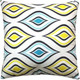 Миниатюра изображения товара Подушка декоративная MATEX Fantasy Retro. Ретро 2 / 31-420 (голубой/желтый)