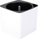 Миниатюра изображения товара Кашпо BOTANICA Quadro автополив с индикатором (17.2x16.2см, белый)