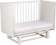 Миниатюра изображения товара Детская кроватка Polini Kids Simple 342 с маятником / 0003168-04 (белый)