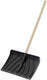 Миниатюра изображения товара Лопата для уборки снега No Brand Морозко 460x335 Поликарбонатная планка с черенком (черный)