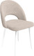 Миниатюра изображения товара Стул ТриЯ Амели конус Т2 (белый муар/велюр бежевый)