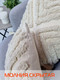 Миниатюра изображения товара Наволочка декоративная MATEX Tufted / ALEX-002 (молочный/бежевый)