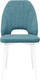 Миниатюра изображения товара Стул ТриЯ Капри конус Т2 исп.2 (белый муар/велюр бирюзовый)