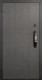 Миниатюра изображения товара Входная дверь Промет Рона Смарт 96x205 (правая, бетон графит/шагрень белая/черный муар)