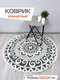 Миниатюра изображения товара Коврик MATEX Tufted / SLY2323 ( бежевый/черный графит)