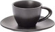 Миниатюра изображения товара Чашка с блюдцем Domenik Rock Black DM8026