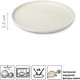 Миниатюра изображения товара Тарелка столовая обеденная Domenik Rock White DM8010
