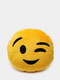 Миниатюра изображения товара Подушка для автомобиля MATEX Emoji. Smile, Подмигивание / 26-815 (желтый/черный)
