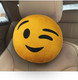 Миниатюра изображения товара Подушка для автомобиля MATEX Emoji. Smile, Подмигивание / 26-815 (желтый/черный)
