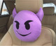 Миниатюра изображения товара Подушка для автомобиля MATEX Emoji. Smile, Чертенок / 26-839 (фиолетовый)