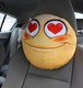 Миниатюра изображения товара Подушка для автомобиля MATEX Emoji. Влюбленный / 26-891 (светло-желтый)
