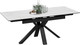 Миниатюра изображения товара Обеденный стол ТриЯ Дерби Тип 1  (черный муар/керамика матовая белый мрамор)
