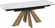 Миниатюра изображения товара Обеденный стол ТриЯ Палмер Тип 1 (черный муар/дуб галифакс нат/керамика матовая белый мрамор)