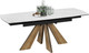 Миниатюра изображения товара Обеденный стол ТриЯ Палмер Тип 1 (черный муар/дуб галифакс нат/керамика матовая белый мрамор)