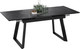 Миниатюра изображения товара Обеденный стол ТриЯ Стоун Тип 1 (черный муар/керамика матовая черный мрамор)