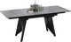 Миниатюра изображения товара Обеденный стол ТриЯ Шелдон Тип 1  (черный муар/керамика матовая серый мрамор)