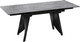 Миниатюра изображения товара Обеденный стол ТриЯ Шелдон Тип 1  (черный муар/керамика матовая серый мрамор)
