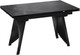 Миниатюра изображения товара Обеденный стол ТриЯ Шелдон Тип 1 (черный муар/керамика матовая черный мрамор)