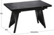 Миниатюра изображения товара Обеденный стол ТриЯ Шелдон Тип 1 (черный муар/керамика матовая черный мрамор)