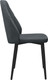 Миниатюра изображения товара Стул ТриЯ Капри конус Т2 исп.2 (черный муар/велюр темно-серый)