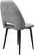 Миниатюра изображения товара Стул ТриЯ Капри конус Т2 исп.2 (черный муар/велюр серый)