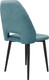 Миниатюра изображения товара Стул ТриЯ Капри конус Т2 исп.2 (черный муар/велюр бирюзовый)