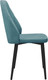 Миниатюра изображения товара Стул ТриЯ Капри конус Т2 исп.2 (черный муар/велюр бирюзовый)