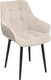Миниатюра изображения товара Стул ТриЯ Шато конус Т2 (черный муар/велюр бежевый)