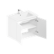 Миниатюра изображения товара Тумба с умывальником ЗОВ Монови 70 / M70LW0LW-OL70 (белый)