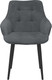 Миниатюра изображения товара Стул ТриЯ Шато конус Т2 (черный муар/велюр темно-серый)