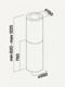 Миниатюра изображения товара Вытяжка коробчатая Falmec Polar (X) IS.35 Stainless Steel / CPOI90.E8P2#ZZZI491F