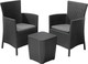 Миниатюра изображения товара Комплект садовой мебели Keter Iowa balcony / 223929 (графитовый)