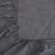 Миниатюра изображения товара Простыня Sima-Land Home Деним на резинке 200x200 / 10245449 (темно-серый)