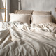 Миниатюра изображения товара Пододеяльник Sima-Land Home Tencel 200x220 / 10285303 (бежевый)